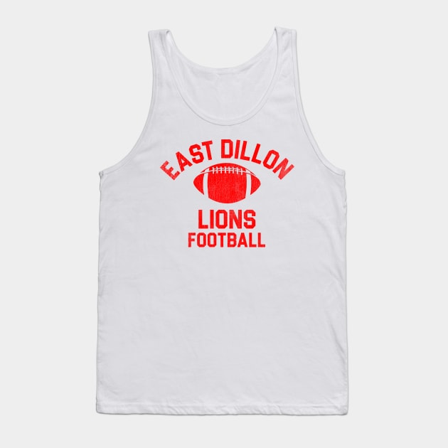 East Dillon Lions Football // Friday Night Lights FanArt Tank Top by darklordpug